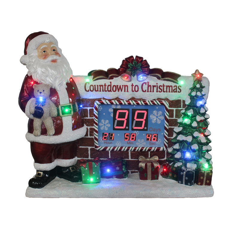 The Holiday Aisle Christmas Countdown Clock Wayfair